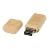 Wooden USB 2.0 with keyring Light brown | No Branding | not available | not available | 2 GB