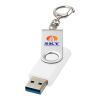 Rotate USB 3.0 with keychain White | No Branding | not available | not available | 16 GB