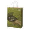 Agricultural waste 150 g/m2 paper bag with twisted handles - XX large Off white | No Branding | not available | not available