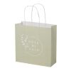 Kraft 120 g/m2 paper bag with twisted handles - small white | No Branding | not available | not available