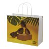 Kraft 120 g/m2 paper bag with twisted handles - large White | Not applicable | No Branding | not available | not available