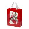 Smartfold 230 g/m2 paper bag with ribbon handles and matt lamination -  31 x 12 x 39 cm White