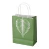 Kraft 120 g/m2 paper bag with twisted handles - 18 x 9 x 23 cm White
