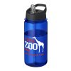 H2O Active® Octave Tritan™ 600 ml spout lid sport bottle Blue-Solid black | No Branding | not available | not available