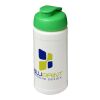 Baseline Plus 500 ml flip lid sport bottle White-Green | not available | No Branding | not available | not available