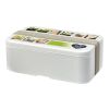 MIYO Renew single layer lunch box Ivory white-Pebble grey | No Branding | not available | not available