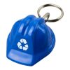 Kolt hard hat-shaped recycled keychain Blue | not available | No Branding | not available | not available