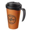 Americano® Grande 350 ml mug with spill-proof lid Orange-Solid black | Not applicable | No Branding | not available | not available