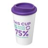 Americano ECO 350 ml recycled tumbler White-Purple | not available | No Branding | not available | not available