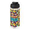 H2O Active® Octave Tritan™ 600 ml flip lid sport bottle White-Solid black | No Branding | not available | not available