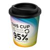 Brite-Americano® Espresso Recycled 250 ml insulated tumbler White-Solid black | Not applicable | No Branding | not available | not available