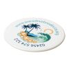 Renzo round plastic coaster White | not available | No Branding | not available | not available
