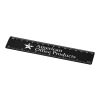 Renzo 15 cm plastic ruler Solid black | not available | No Branding | not available | not available