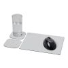 Brite-Mat® mouse mat and coaster set combo 3 Solid black | No Branding | not available | not available