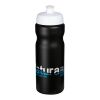 Baseline plus 650ml sports water bottle Solid black-White | No Branding | not available | not available