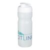 Baseline Plus 650ml flip-lid sport bottle Transparent clear-White | not available | No Branding | not available | not available