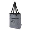 Felta GRS recycled felt cooler tote bag 12L Standard | Grey | Direct to Film | pocket | 160 mm x 100 mm | 300