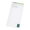 Desk-Mate 1/3 A4 recycled notepad White | 25 pages | Lithography | Sheets (Portrait glue top) | 99 mm x 210 mm