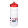 Baseline® Plus 650 ml bottle with sports lid Red-Transparent white