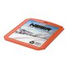 Thrym rectangular recycled plastic ice scraper Orange
