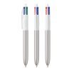 BIC® 4 Colours Glacé White-Silver
