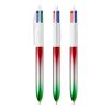 BIC® 4 Colours® Flags Collection green-RED   SILVER   GREEN-clear red | No Branding | not available | not available