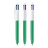 BIC® 4 Colours ballpen White-green | No Branding | not available | not available