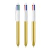 BIC 4 Colours Shine Pen White-gold | No Branding | not available | not available