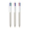 BIC 4 Colours Shine Pen White-metallic silver | No Branding | not available | not available