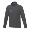 Amber men's GRS recycled full zip fleece jacket Standard | Storm grey | 2XL | No Branding | not available | not available
