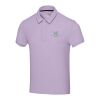 Akoya GRS recycled terry unisex polo Lilac | L | No Branding | not available | not available