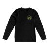 Ponoka long sleeve men's organic t-shirt Standard | Solid black | S | No Branding | not available | not available | not available