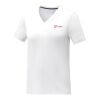 Somoto short sleeve women's V-neck t-shirt White | XL