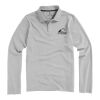 Oakville long sleeve men's polo Standard | Grey melange | XL | No Branding | not available | not available | not available
