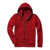 Arora Hooded Full Zip Sweater  Standard | Red | XS | No Branding | not available | not available | not available