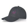 Davis 6 panel cap Storm grey