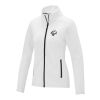 Zelus women's fleece jacket Standard | White | M | 1-color Screen Print | right chest | 80 mm x 80 mm