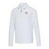 Zeus long sleeve unisex half zip polo White | 2XS | No Branding | not available | not available