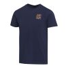 Balfour 200 g/m² short sleeve unisex OCS organic t-shirt Navy | XL