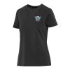 Nanaimo 160 g/m2 short sleeve washed women's t-shirt Standard | Solid black | L | No Branding | not available | not available | not available