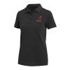 Calgary 200 g/m2 washed women's polo Standard | Solid black | XS | No Branding | not available | not available | not available