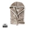 VINGA Louis luxury plush GRS RPET robe size S-M grey | No Branding | not available | not available | not available