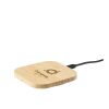 15W Wireless Bamboo Charger Brown | Without Branding
