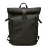 Coloma Backpack 28L rPET. Roll top closure. Fits 17" laptop Solid black | No Branding | not available | not available | not available