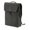 Prague Backpack 25L rCotton. Hook closure. Fits 17" laptop Solid black | No Branding | not available | not available | not available