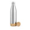 Congo Bottle rSS and Bamboo 780ml. Double wall and Leakproof Silver | No Branding | not available | not available | not available