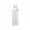 Hudson Bottle rSS 540ml. Double wall and leakproof. Rubber finish White