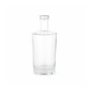 Adige 750 Glass Bottle 780ml. Silver lid Transparent