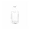 Adige 500 Glass Bottle 560ml. Silver lid Transparent