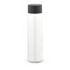 Turia 500 Glass Bottle 550ml. Black lid Transparent